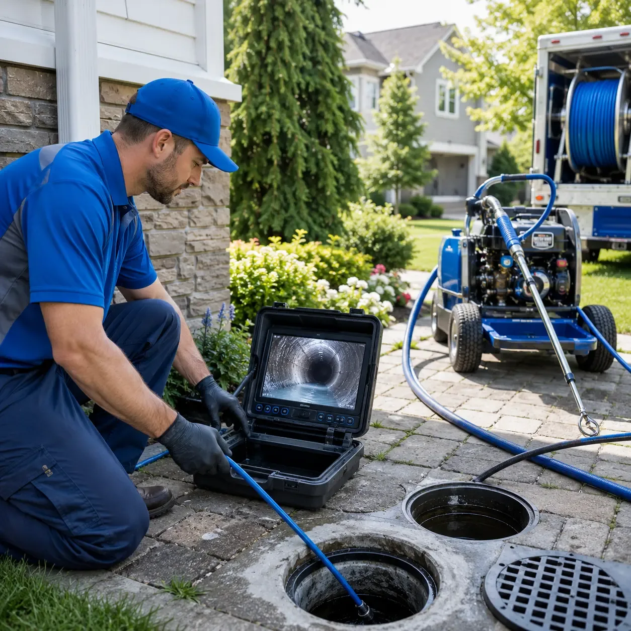 Outdoor drain cleaning professionals serving Irvona, PA